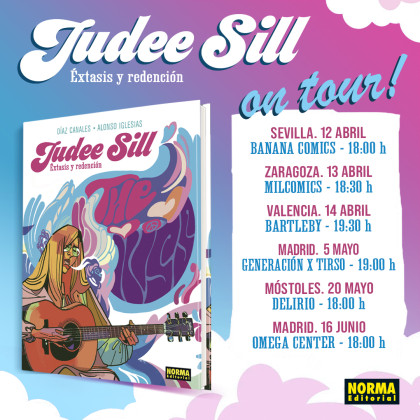 JUDEE SILL ON TOUR: Sesiones de firmas por España de abril a junio