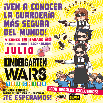 Evento del manga  'KINDERGARTEN WARS' en Barcelona
