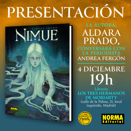 Presentación y sesión de firmas de 'NIMUE' con Aldara Prado en Madrid