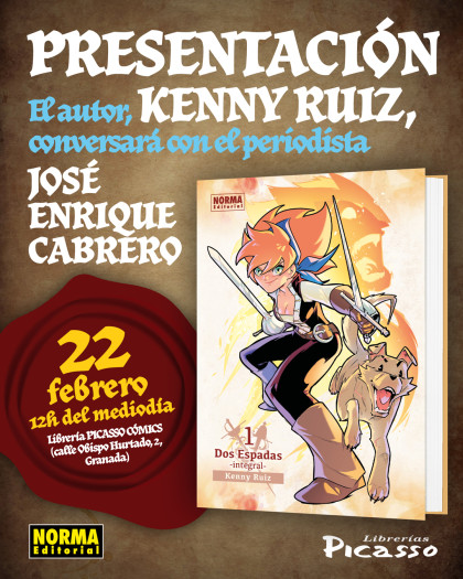 Presentación de 'DOS ESPADAS' con Kenny Ruiz en Granada